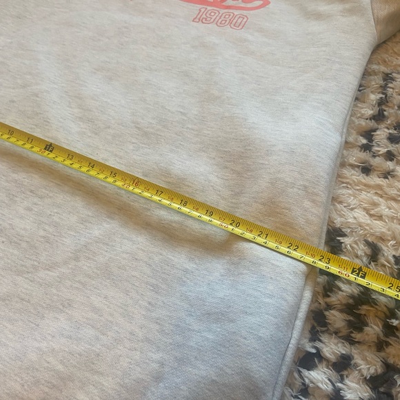 Gray Maxi Sweatshirt Dress with Pockets - Picture 9 of 9